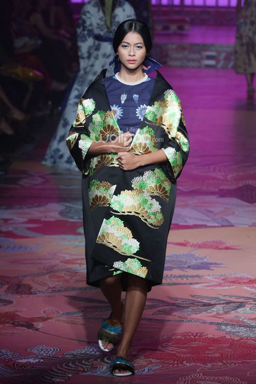 Didi Budiardjo Uri-Uri. Jakarta Fashion & Food Festival 2015 at Ballroom Harris Hotel. Kelapa Gading. Jakarta. [Foto: Mohammad Abduh/Wolipop]