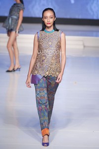 Hamy Culture by Stephanus Hamy BALI. Cita Tenun Indonesia. Jakarta Fashion & Food Festival 2015 at Ballroom Harris Hotel. Kelapa Gading. Jakarta. [Foto: Mohammad Abduh/Wolipop]