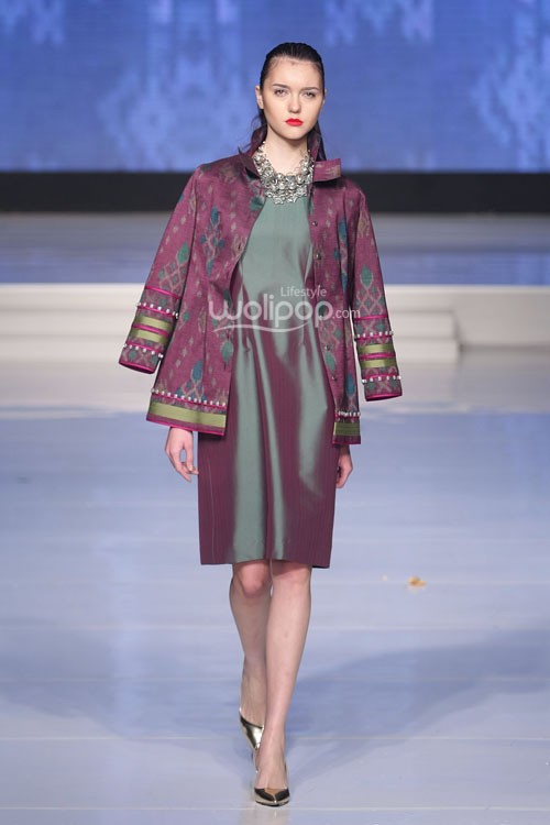 Hamy Culture by Stephanus Hamy BALI. Cita Tenun Indonesia. Jakarta Fashion & Food Festival 2015 at Ballroom Harris Hotel. Kelapa Gading. Jakarta. [Foto: Mohammad Abduh/Wolipop]