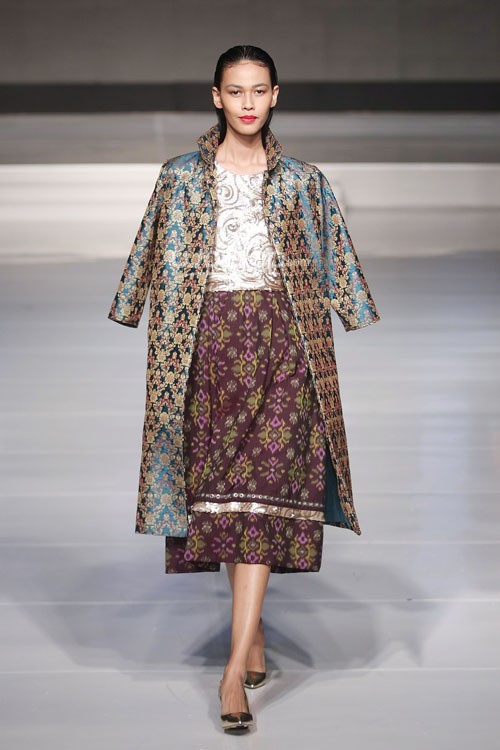 Hamy Culture by Stephanus Hamy BALI. Cita Tenun Indonesia. Jakarta Fashion & Food Festival 2015 at Ballroom Harris Hotel. Kelapa Gading. Jakarta. [Foto: Mohammad Abduh/Wolipop]