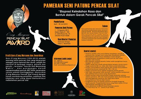 Pameran Seni Patung Pencak Silat Digelar Agustus