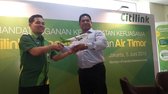 Citilink Gandeng Air Timor Kerjasama Buka Rute Denpasar-Dili