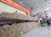 Banderol sebesar itu dia bayar dengan menggunakan koin  seberat 4 ton senilai 660.000 yuan atau kitar Rp 1,39 miliar. Sisanya, 20.000 yuan atau sekitar Rp 42,3 juta dia bayar dengan menggunakan uang pecahan kertas. Pool/dok CCTV.