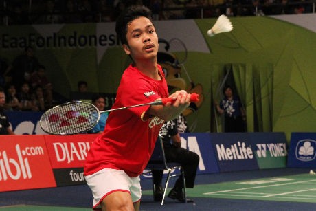 Anthony Terhenti Setelah Kalah Tiga Gim dari Momota