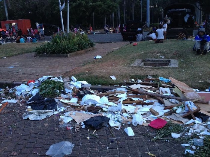 Duh, Banyak Warga yang Masih Tak Disiplin Buang Sampah di Jakarnaval