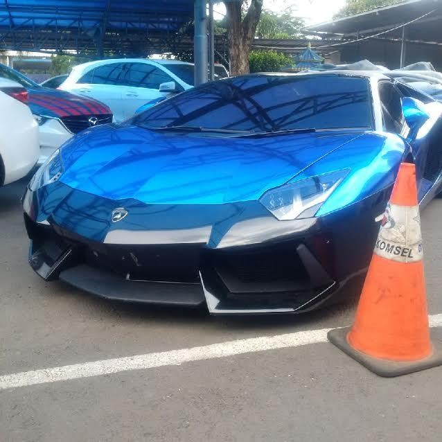 Lamborghini B 988 BUN Masih Dikandangkan, Ini Penampakannya