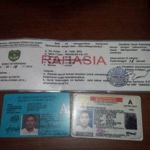 Kodam Jaya: SIM dan STNK Terbitan Kodam Milik Herry Palsu