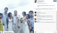 Bahagia dan Intim! Ini Dia Foto Pernikahan Ringgo dan Sabai