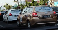 Mobil Datsun GO+ Panca yang dikemudikan para risers.