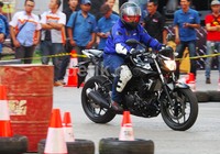 Setelah peluncuran, Yamaha memberikan kesempatan kepada komunitas mogenya yang datang dari berbagai kota di Indonesia untuk menjajal motornya.