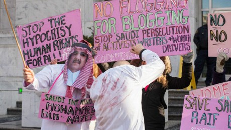 AS Minta Blogger Arab Saudi Tidak Dicambuk 1.000 Kali