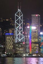 Gemerlap Hong Kong di Malam Hari