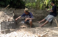 Situs ini, jelas dia, dimungkinkan juga berkaitan dengan dengan situs lain yang telah ada sebelumnya. Yakni di wilayah Candi Dermo dan Prasasti Airlangga di sekitar Desa Terung. Suparno/detikFoto.