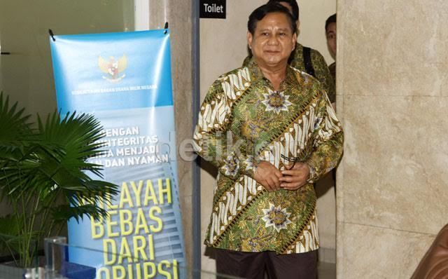 Foto: Prabowo di Kementerian BUMN (Hasan-detikFinance) Foto: Prabowo di Kementerian BUMN (Hasan-detikFinance)