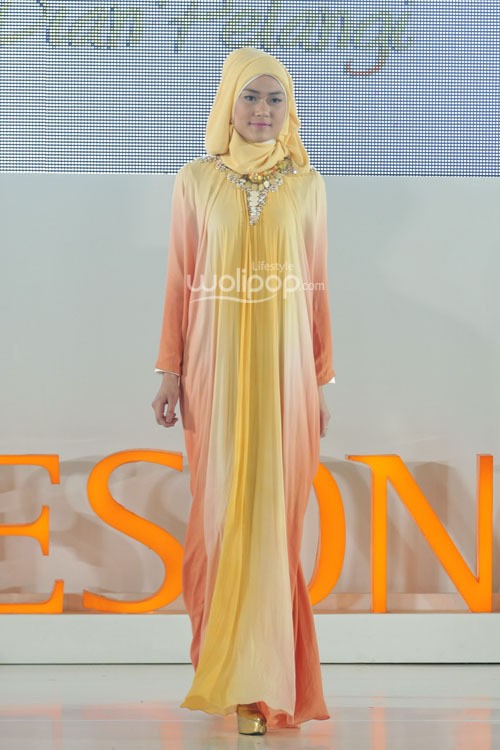 Dian Pelangi Pesona Ramadhan Fashion Delight at Senayan City. Jakarta. [Foto: Mohammad Abduh/Wolipop]