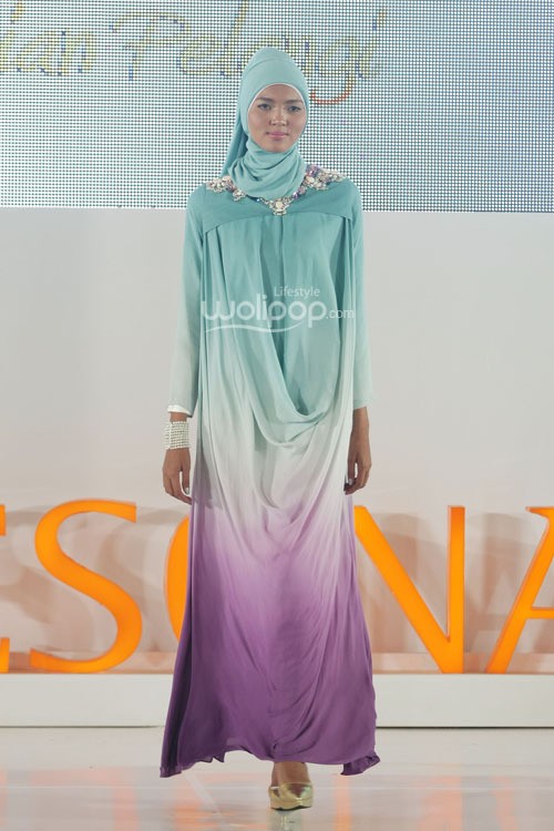 Dian Pelangi Pesona Ramadhan Fashion Delight at Senayan City. Jakarta. [Foto: Mohammad Abduh/Wolipop]