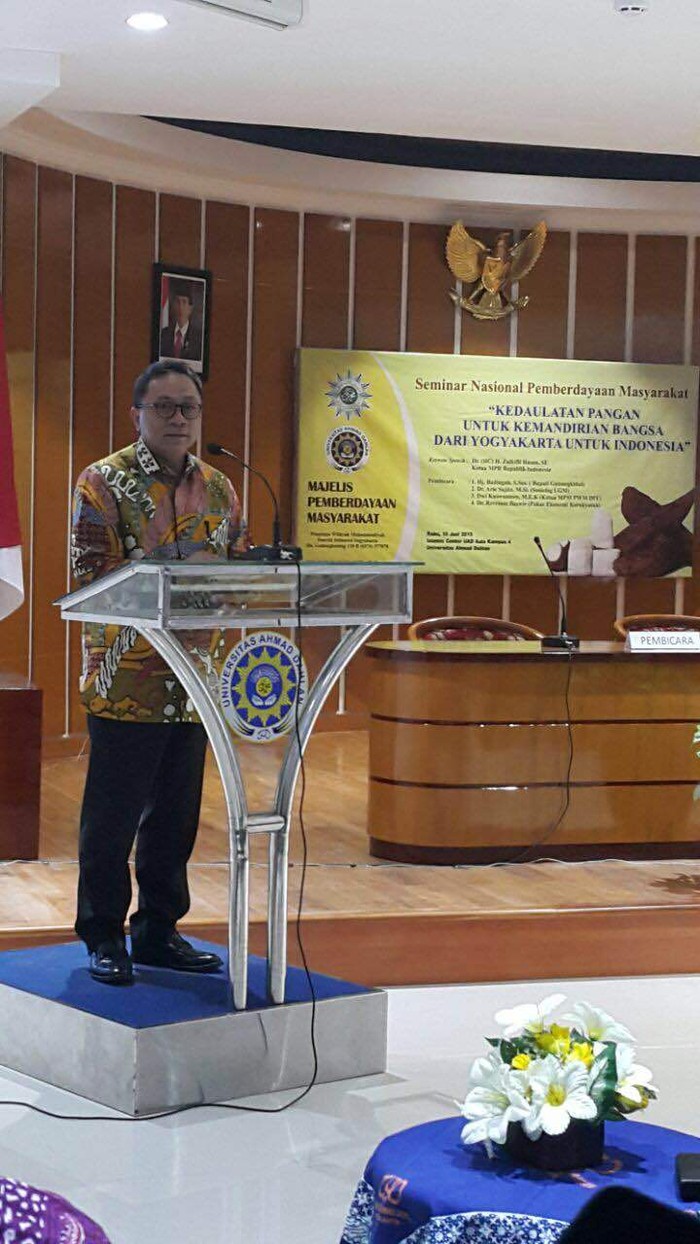 Ketua MPR: Gatot Nurmantyo Sangat Layak Jadi Panglima TNI
