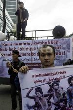 Aksi Damai untuk Muslim Rohingya