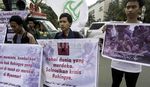 Aksi Damai untuk Muslim Rohingya