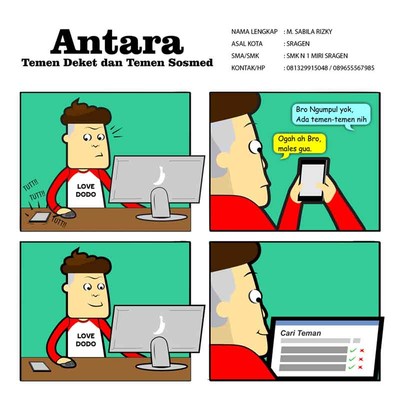 Antara Teman Dekat dan Teman Socmed
