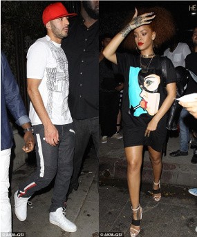 Rihanna dan Pesepakbola Karim Benzema Kembali Kepergok Jalan Bareng