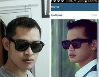 Ini foto Ferry yang disandingkan dengan Rezky, mirip kan! (instagram/elysugigi)