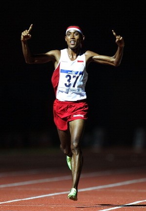 Agus Prayogo Sumbang Emas dari 10.000 Meter