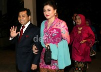 Ketua DPR, Setya Novanto juga hadir.
