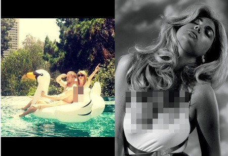 Taylor Swift dan Calvin Harris Santai di Kolam Renang, Kate Upton Tampil Superseksi