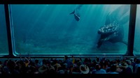 Sebuah kolam raksasa berisikan Mosasaurus juga membuat bulu kuduk merinding. (Dok Universal Pictures)
