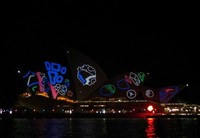 Vivid Sydney Festival 2015 baru saja berlalu. Jika tak sempat menonton, bisa melihat foto-fotonya. Seperti ini salah satunya (Shafa/detikTravel)