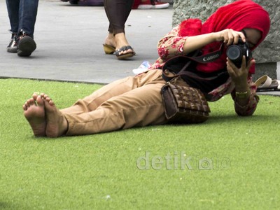 Asyiknya Bermain di Taman Alun-alun Bandung