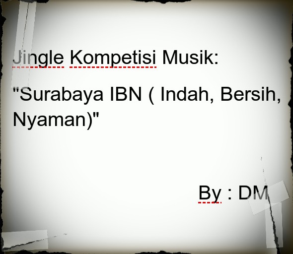 Surabaya IBN (Indah, Bersih, Nyaman)