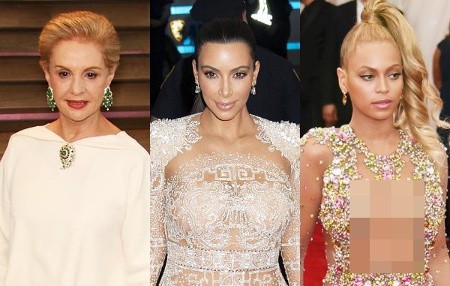 Pakai Baju Terbuka, Beyonce dan Kim Kardashian Disebut Mirip Telur Goreng