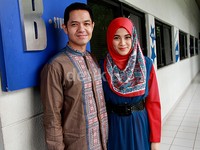 Dude dan Alyssa tampak serasi. Pool/Gus Mun/detikFoto.