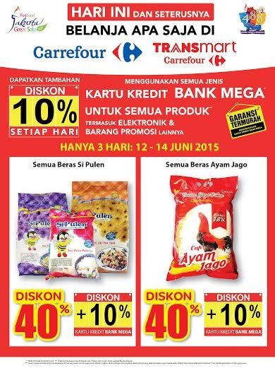 Carrefour 'Banting Harga' Beras 40%