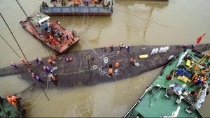 Korban Tewas Tenggelamnya Kapal Pesiar China 442 Orang, 12 Selamat