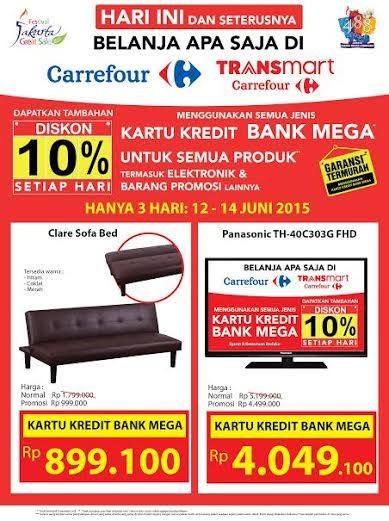 Dona Harun = Dolar Naik Harga Turun di Carrefour