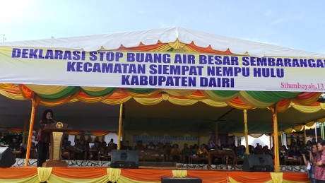 Kecamatan di Sumatera Utara Ini 100 Persen Bebas dari BAB Sembarangan