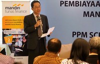 Ketua STM PPM School of Management Alexander Liang memberikan sambutan. Ist/Ram/detikFoto.