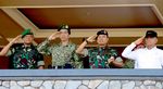 Jokowi Saksikan Latihan Tempur TNI AD