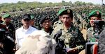 Jokowi Saksikan Latihan Tempur TNI AD