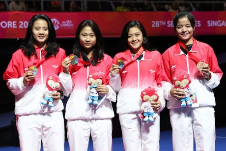 Ganda Putri Bawa Pulang Medali Perunggu