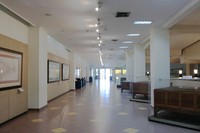 Di dalam museum, ada mushaf yang dibingkai dan dipajang di dinding, diletakkan di dalam peti, serta ditaruh di dalam lemari kaca. Setiap mushaf dilengkapi dengan keterangan yang bisa dibaca wisatawan (Kurnia/detikTravel)