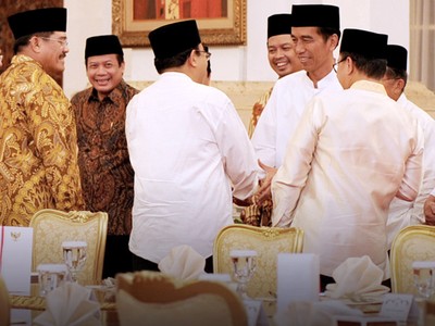 Jokowi Buka Puasa Bersama Pimpinan Lembaga Negara
