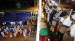 Salat Tarawih di JPO dan Pinggir Jalan