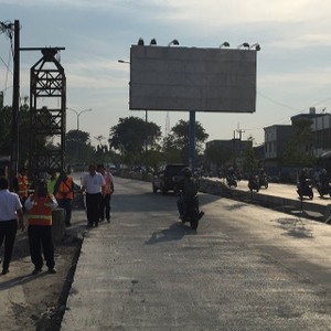 Jalur Mudik Sepanjang Jalan Pasar Cikarang Sudah Mulus