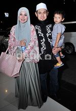 Kebersamaan Guntur Bumi, Puput Melati dan Anak