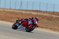 Setelah muncul pertama kali di ajang MotoGP Catalunya beberapa waktu lalu, motor akan dipamerkan di ajang festival kecepatan di Goodwood, Inggris. Pool/dok Honda.