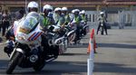 Mengintip Polwan Latihan Mengendarai Moge dan Trail